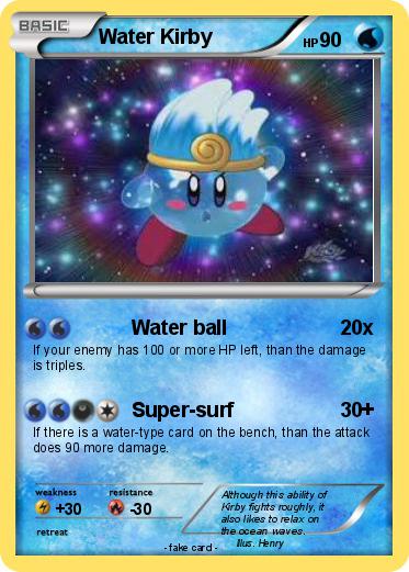 Pokemon Water Kirby