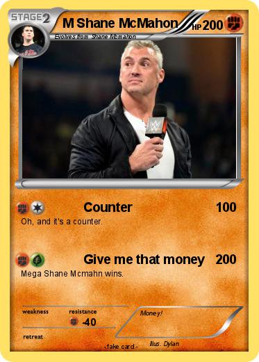 Pokemon M Shane McMahon