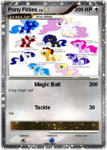 Pokemon Pony Fillies
