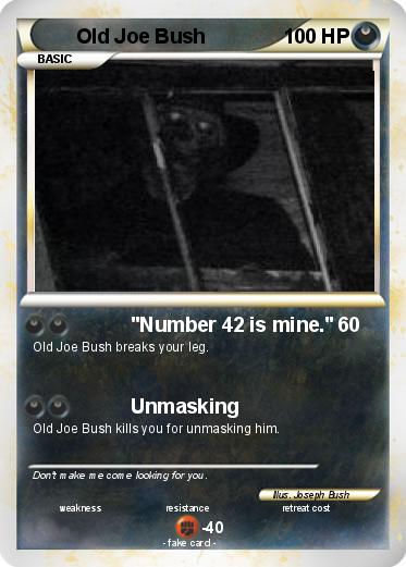 Pokemon Old Joe Bush
