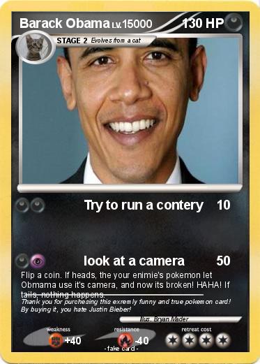 Pokemon Barack Obama