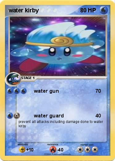 Pokemon water kirby