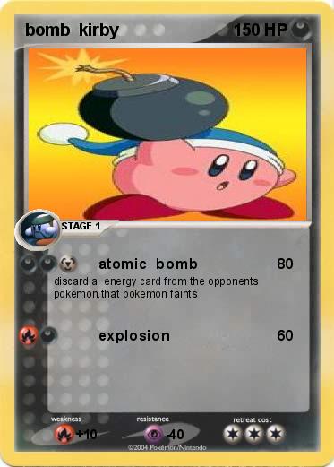 Pokemon bomb  kirby