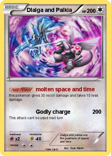 Pokemon DIalga and Palkia
