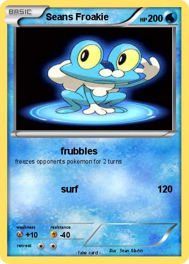 Pokemon Seans Froakie