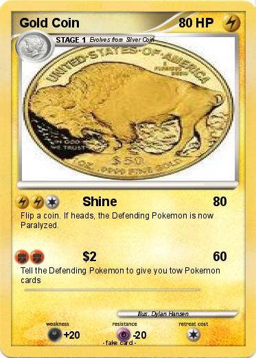 Pokemon Gold Coin