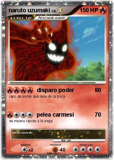 Pokemon naruto uzumaki