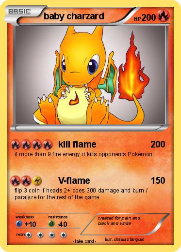 Pokemon baby charzard