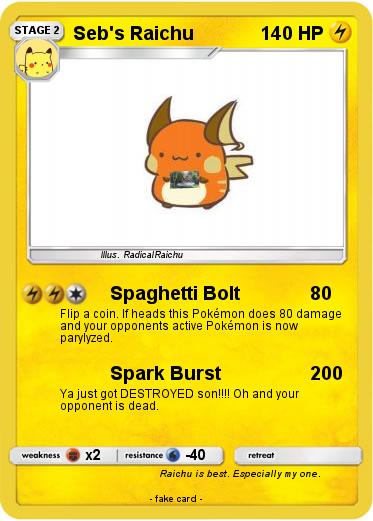 Pokemon Seb's Raichu