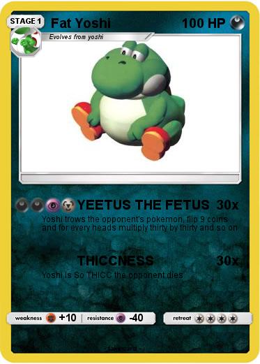 Pokemon Fat Yoshi