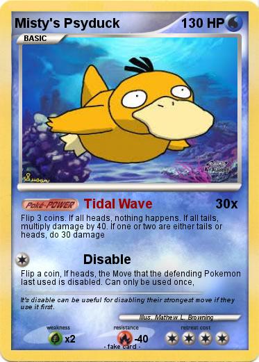 Pokemon Misty's Psyduck Pokemon Misty's Psyduck