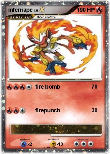 Pokemon infernape