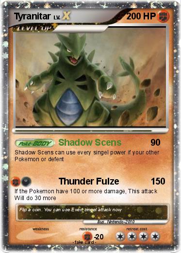 Pokemon Tyranitar
