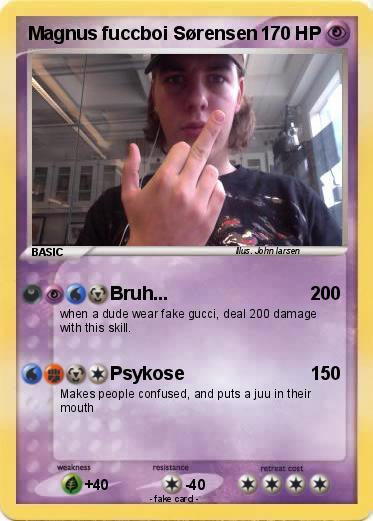 Pokemon Magnus fuccboi Sørensen