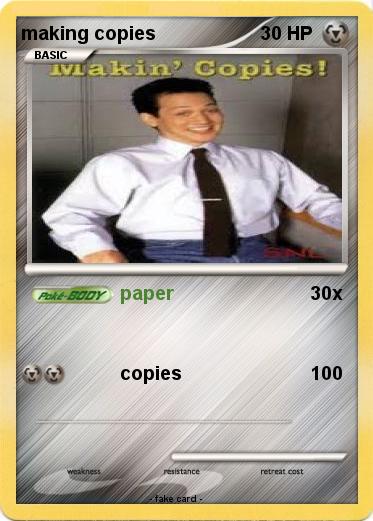 Pokemon making copies