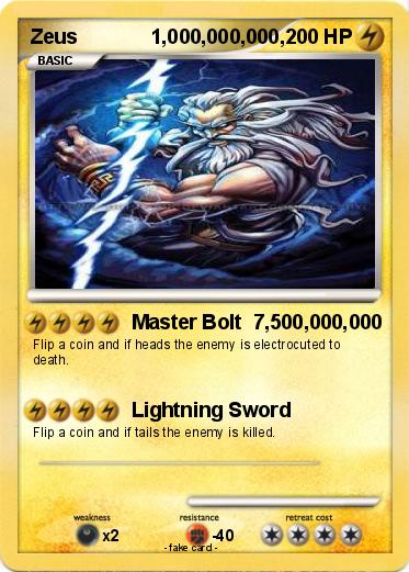 Pokemon Zeus             1,000,000,000,