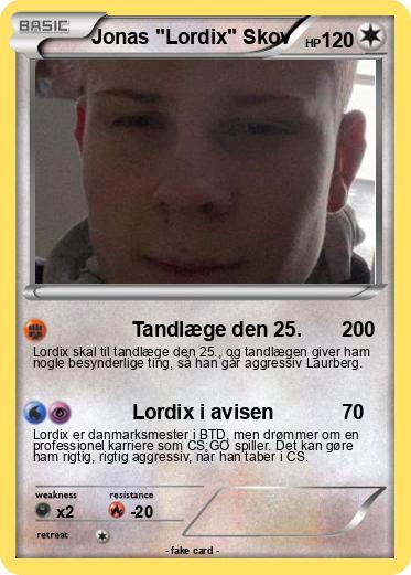Pokemon Jonas "Lordix" Skov
