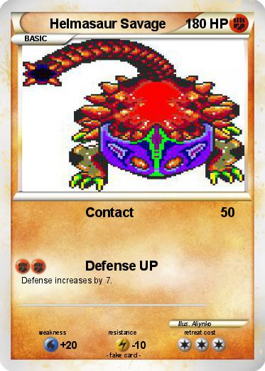 Pokemon Helmasaur Savage