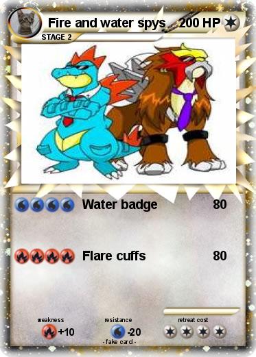Pokemon Fire and water spys