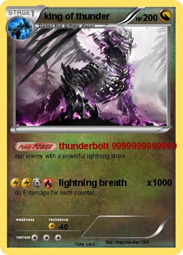 Pokemon king of thunder