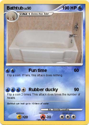 Pokemon Bathtub