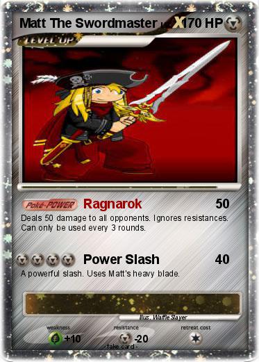 Pokemon Matt The Swordmaster