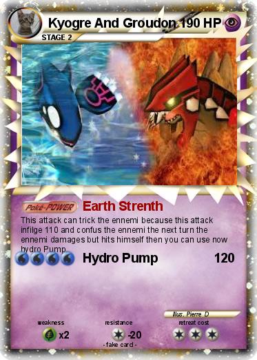 Pokemon Kyogre And Groudon