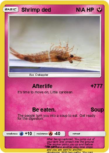 Pokemon Shrimp ded
