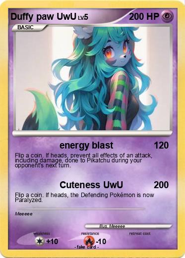 Pokemon Duffy paw UwU