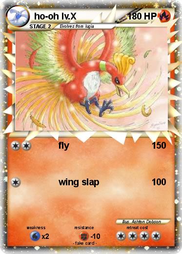 Pokemon ho-oh lv.X