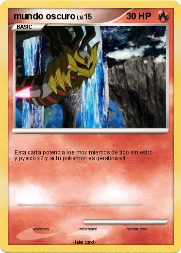 Pokemon mundo oscuro