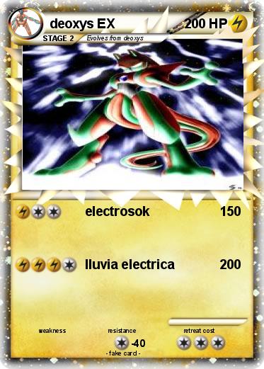 Pokemon deoxys EX