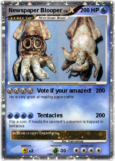 Pokemon Newspaper Blooper