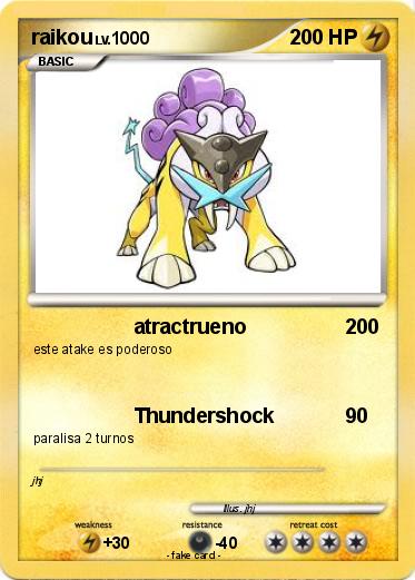 Pokemon raikou