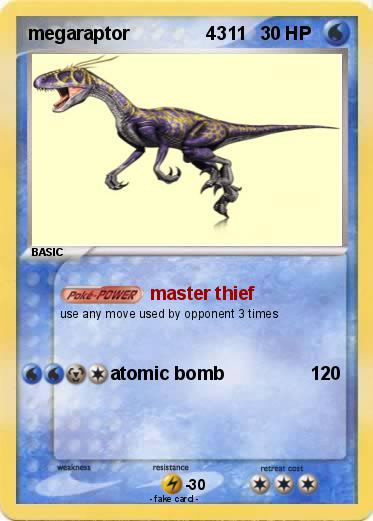 Pokemon megaraptor               4311