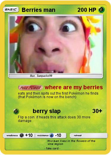 Pokemon Berries man