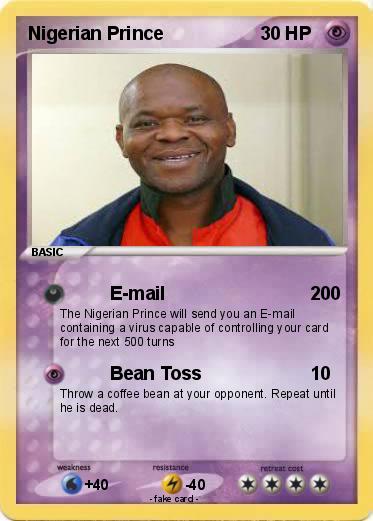 Pokemon Nigerian Prince