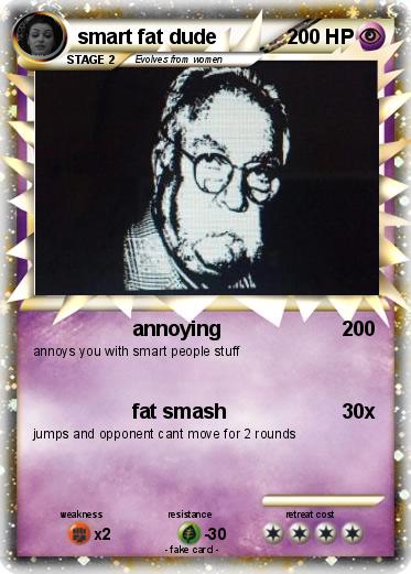 Pokemon smart fat dude