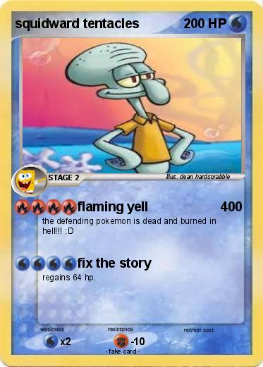 Pokemon squidward tentacles