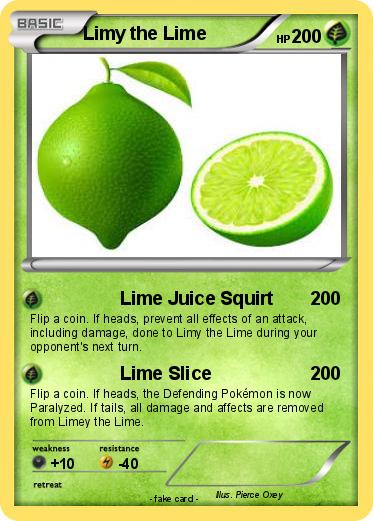 Pokemon Limy the Lime