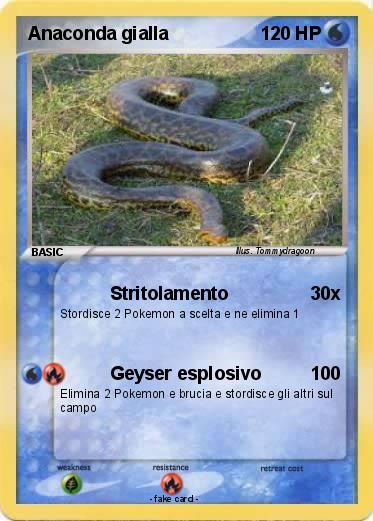 Pokemon Anaconda gialla