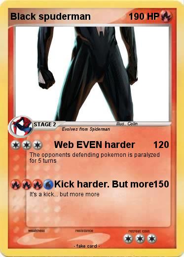 Pokemon Black spuderman