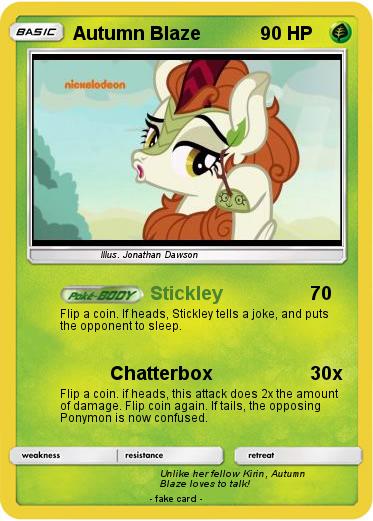 Pokemon Autumn Blaze