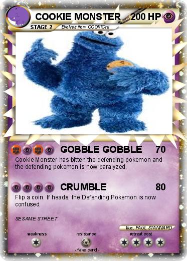 Pokemon COOKIE MONSTER