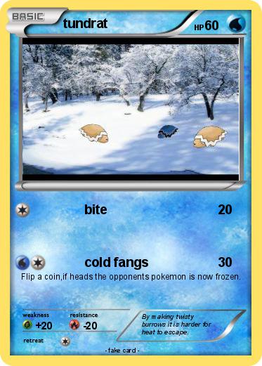 Pokemon tundrat