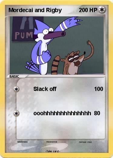 Pokemon Mordecai and Rigby