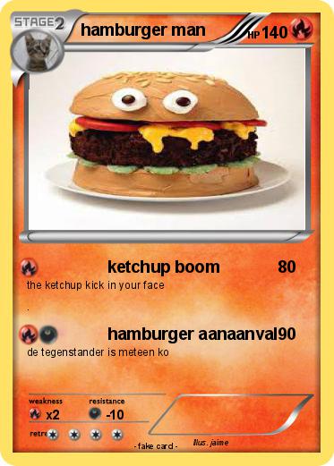 Pokemon hamburger man