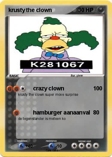Pokemon krusty the clown