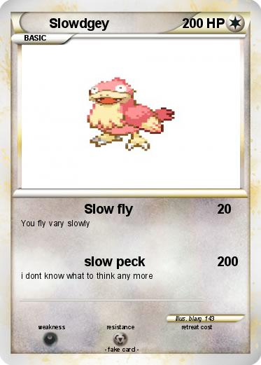 Pokemon Slowdgey