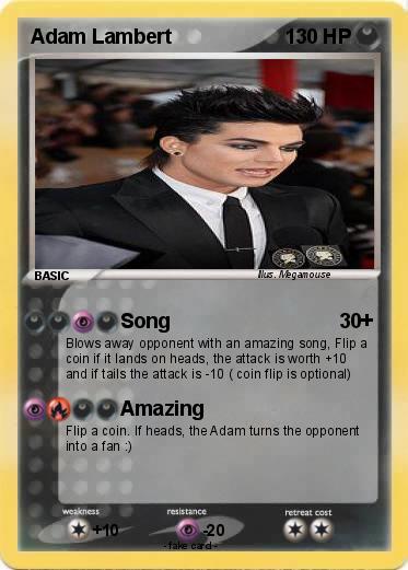 Pokemon Adam Lambert